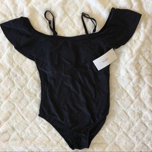 NWT ZAFUL | Off The Shoulder Flounced One-Piece